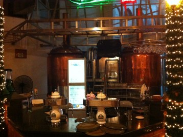 Entrance of Cientos brewery