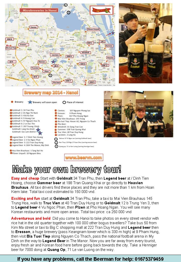 Beer guide Hanoi