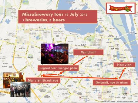 Brewery tour Hanoi