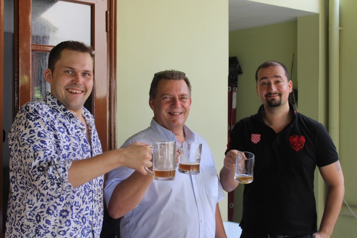 Belgian saison on tap