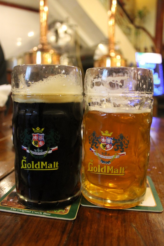 Black lager at Goldmalt