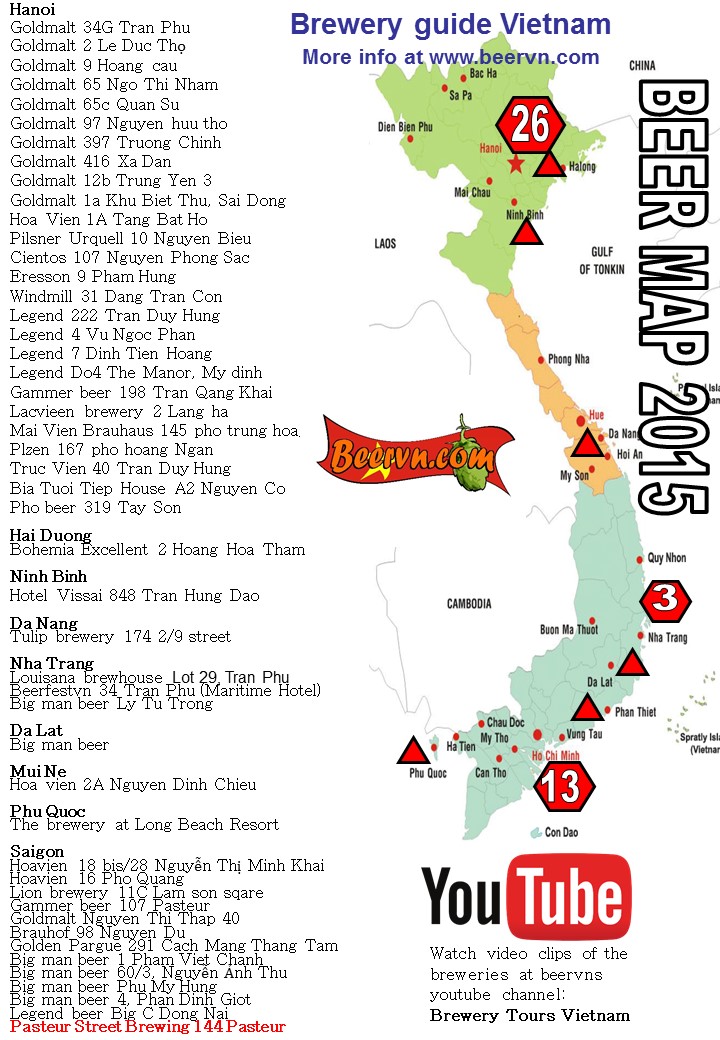 breweries in Vietnam